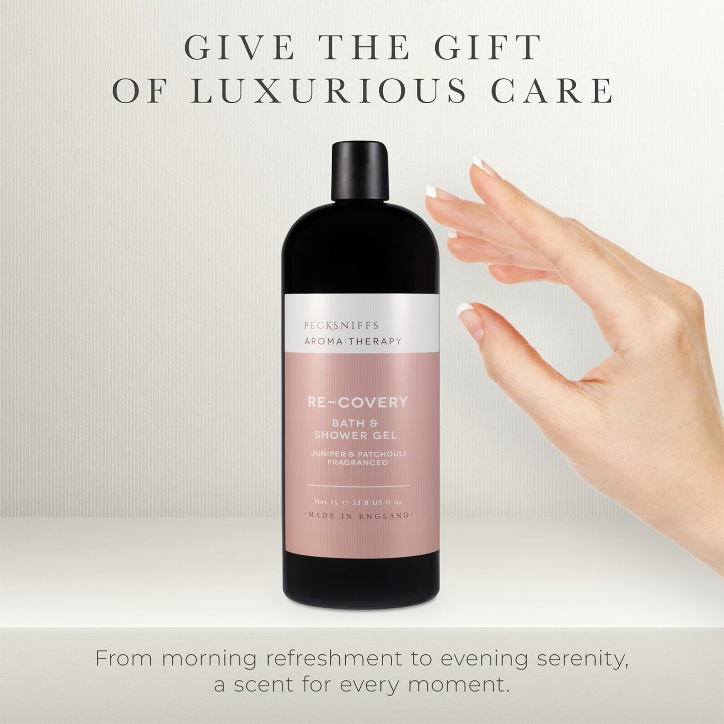 Sandalwood & Vanilla Shower Gel 750ml - Pecksniff's Classic Moisturizing Formula