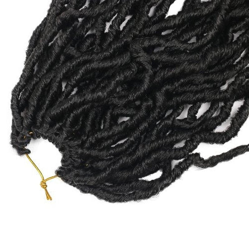 12 Inch Faux Locs Crochet Hair 1B Soft Locs Crochet hair Pre Looped Crochet Hair Extensions