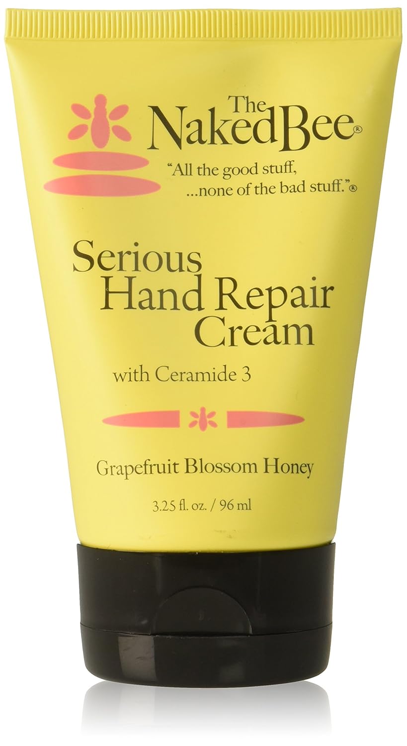 The Naked Bee Grapefruit Blossom Honey with Ceramide 3 Serious Hand Repair Cream Lotion - 2 Pack