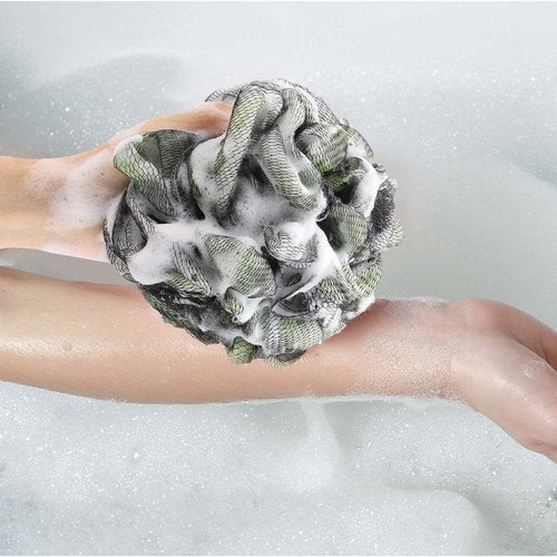 75g/Pcs Shower Loofah Bath Sponge for Women Men Lufa Exfoliating Body Scrubber (Set of 4)