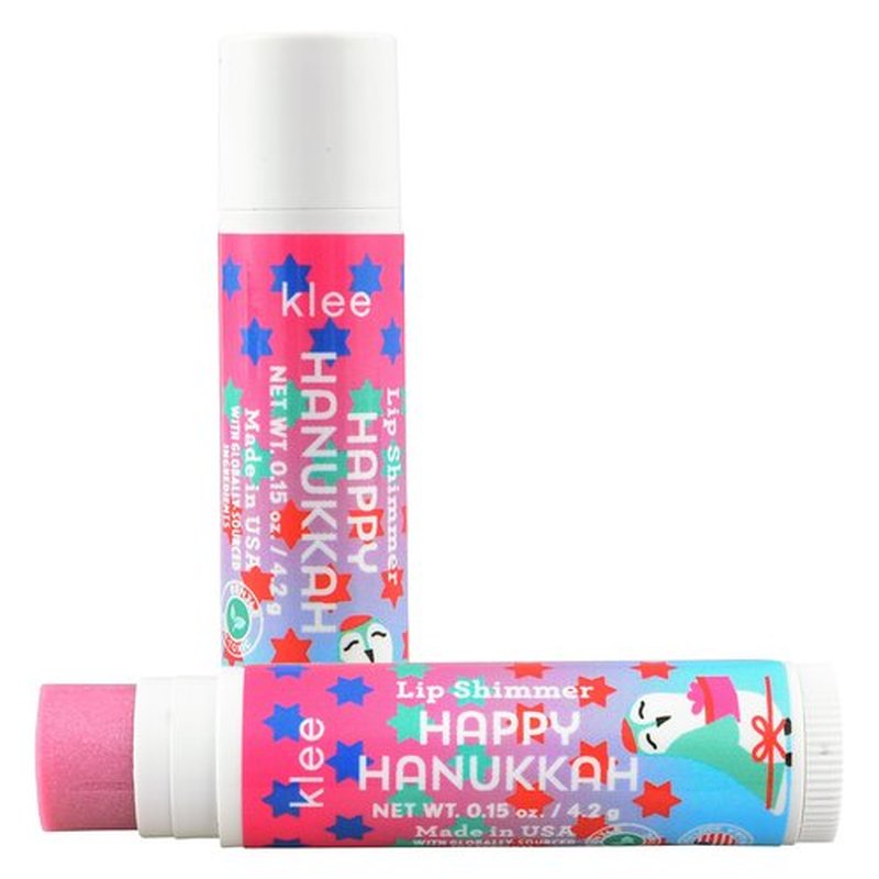 Luna Star Klee Blush and Lip Shimmer Hanukkah Gift Set for Kids and Tweens. Gentle and Non-Toxic. Made in USA. (Candlelight Glow)