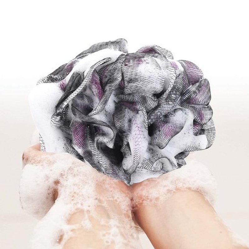 75g/Pcs Shower Loofah Bath Sponge for Women Men Lufa Exfoliating Body Scrubber (Set of 4)