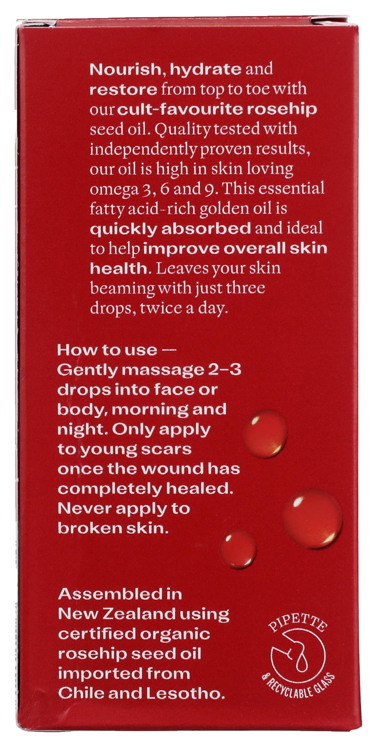 Trilogy TRR-ROS-U-TRO20 Certified Organic Rosehip Oil 20ml/0.67 Ounce