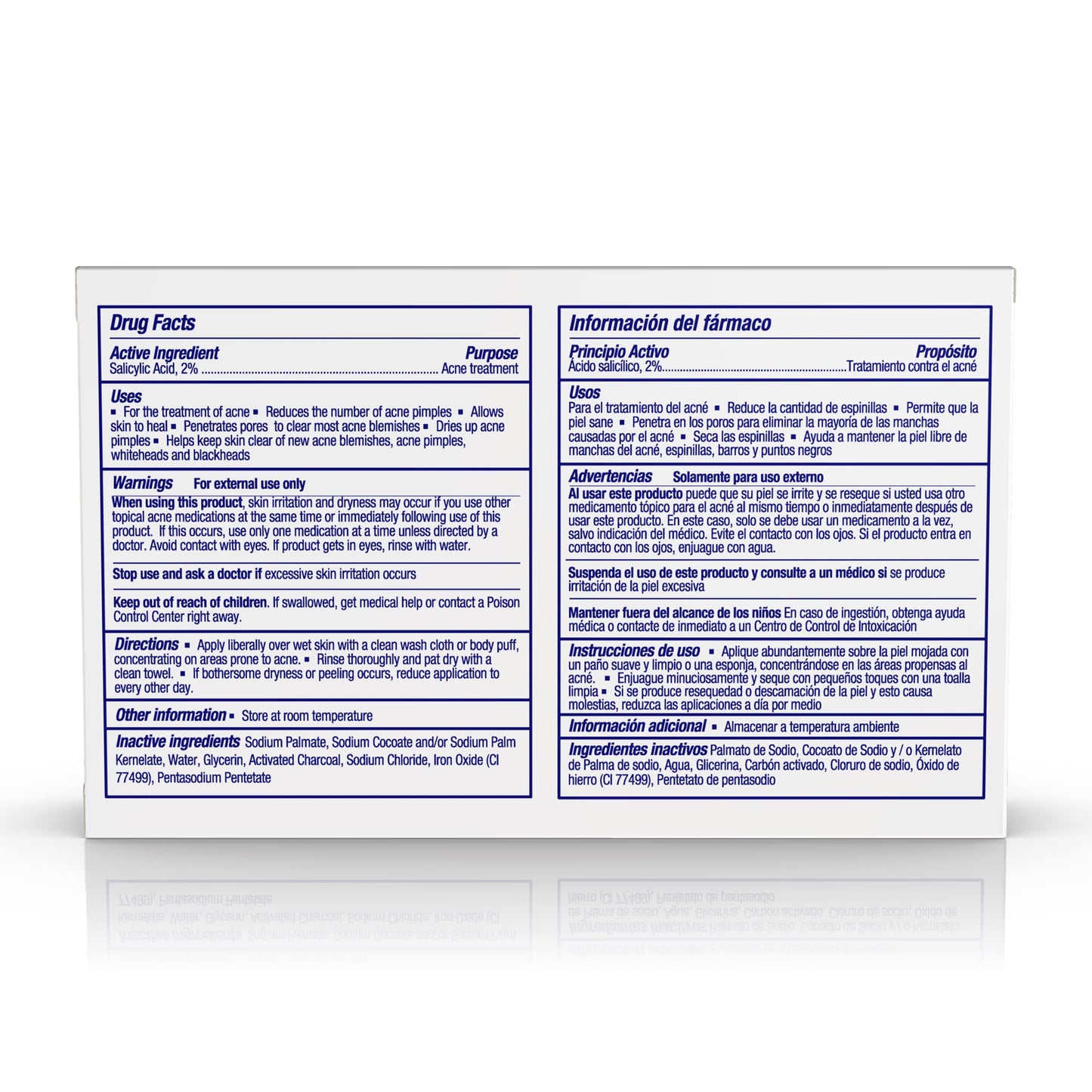 Asepxia Salicylic Acid & Activated Charcoal Bar Soap | Acne Treatment, Reduces Pimples & Blemishes, Deep Cleansing Facial Cleanser, Dries Out Acne, Prevents Breakouts, Face wash, 4 Oz, 5-Pack