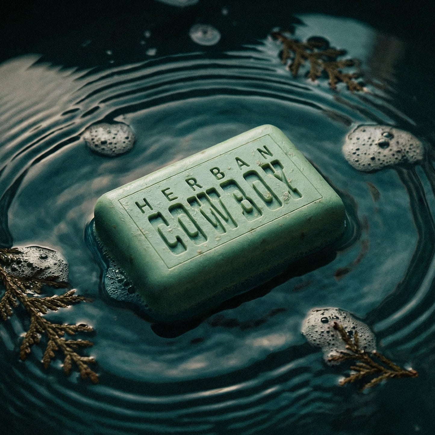 Herban Cowboy Forest Body Soap with Hints of Cedar, Mandarin, and Black Pepper (5 oz, Pack of 6)