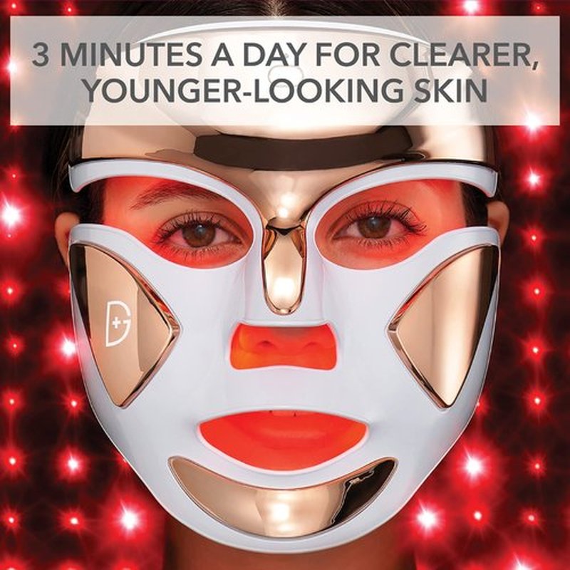 Dr Dennis Gross DRx SpectraLite Dpl FaceWare Pro: Smooths Full Face Fine Lines and Wrinkles, Firms Skin, Prevents Acne Flare-Ups, and Reduces Redness and Irritation (White)