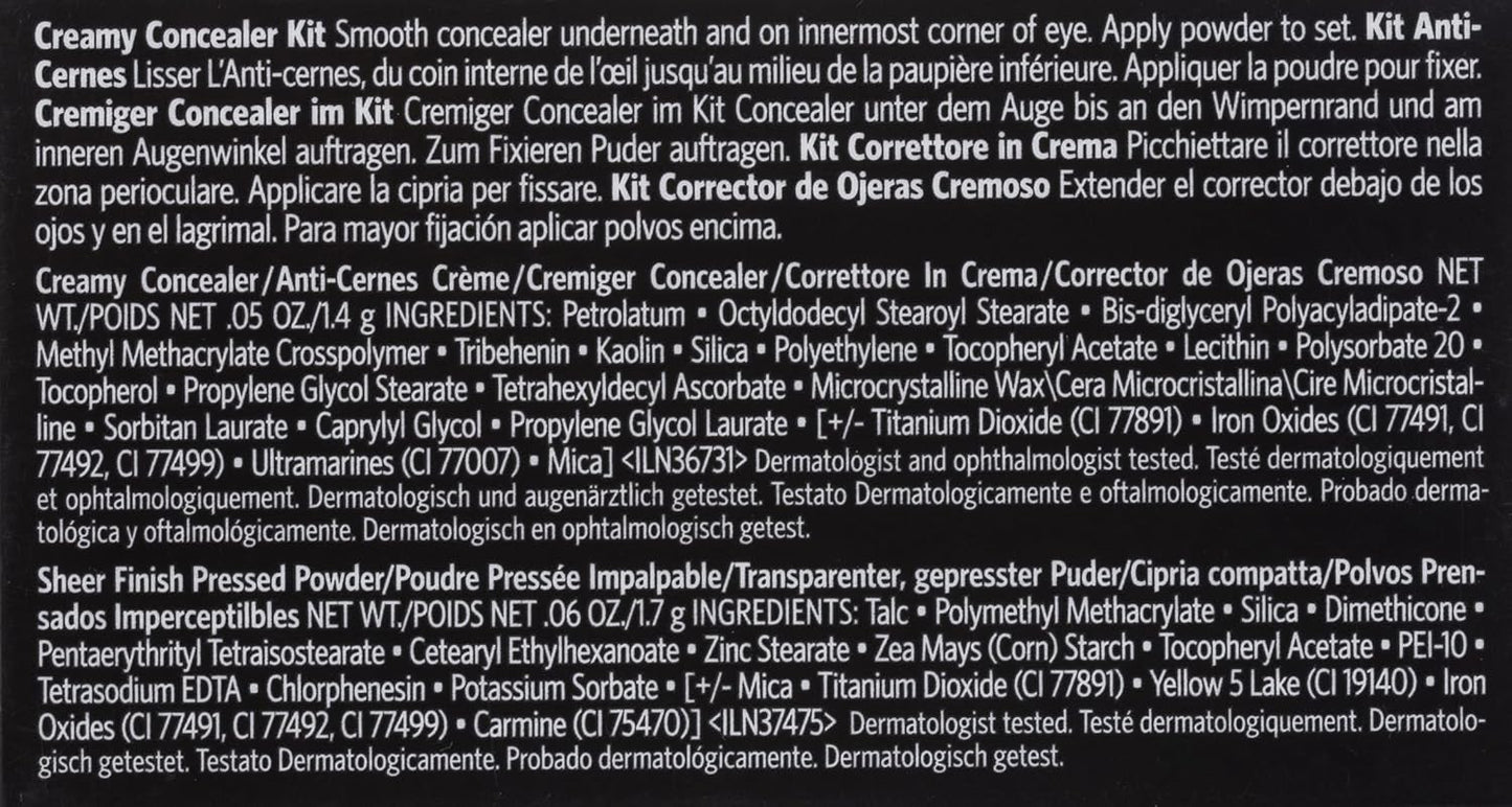 Bobbi Brown Creamy Concealer Kit - Natural Tan, 0.11 oz | Flawless Coverage for Women