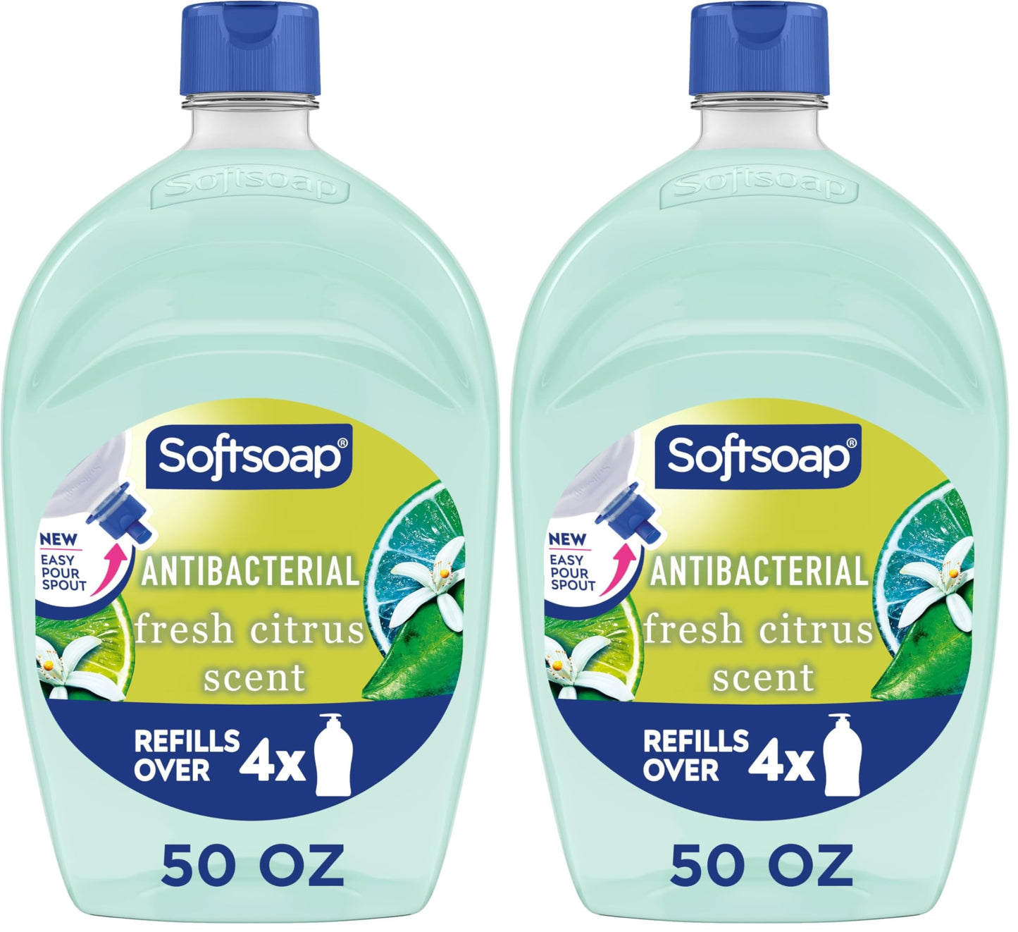 Softsoap ANTIBACTERIAL FRESH CITRUS 50OZ (Pack of 2)