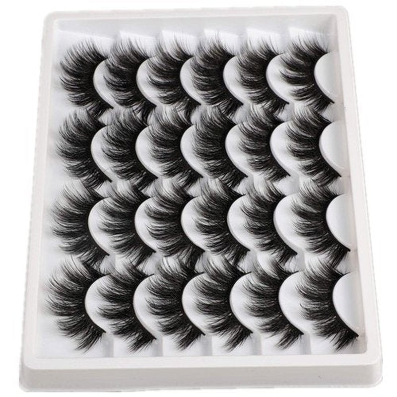 ALICE Eyelashes Fluffy Volume Eye Lashes Pack 20MM Long Fake Eyelashes Soft Faux Mink12 Pairs