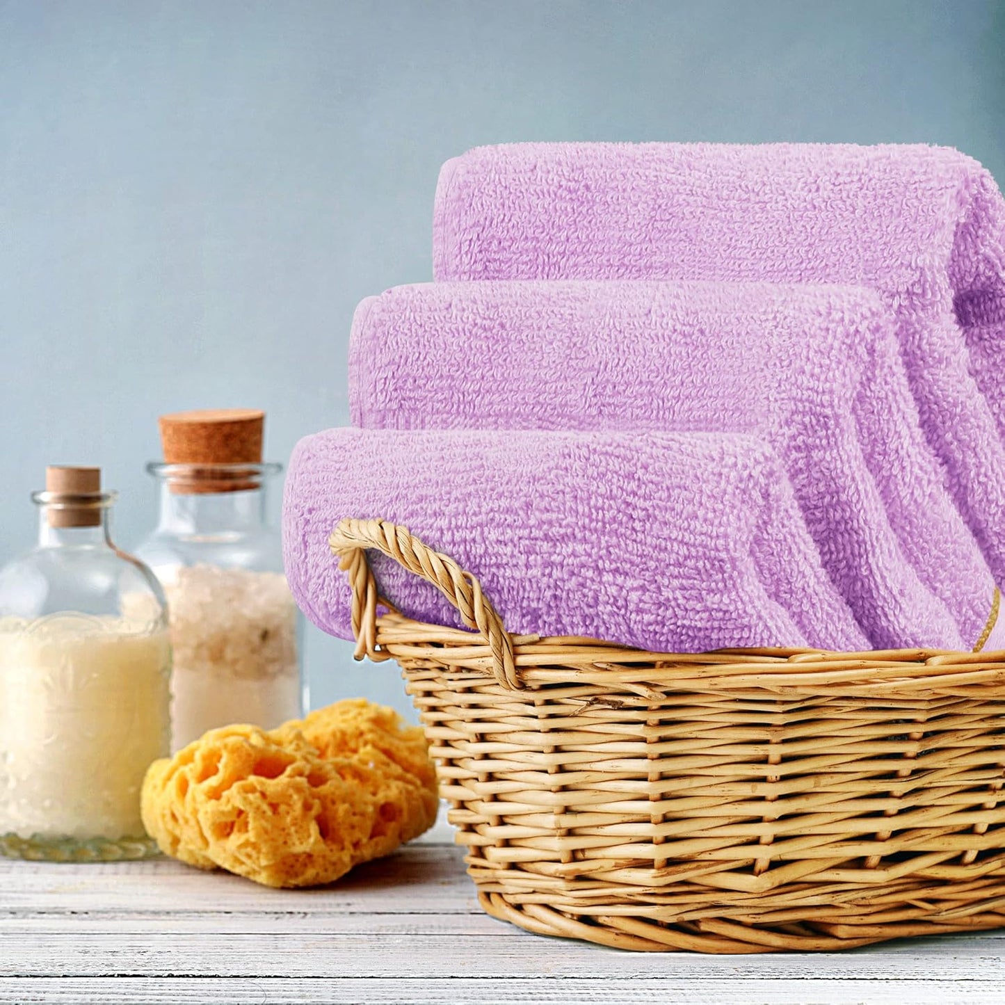 Premium 12-Pack Cotton Wash Cloths - Highly Absorbent & Soft 12x12 for Bathroom, Spa, Gym - Plum
