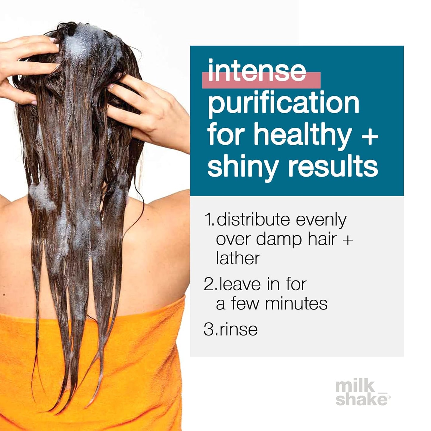 Purifying Blend Shampoo for Oily Hair - milk_shake Deep Cleansing Formula