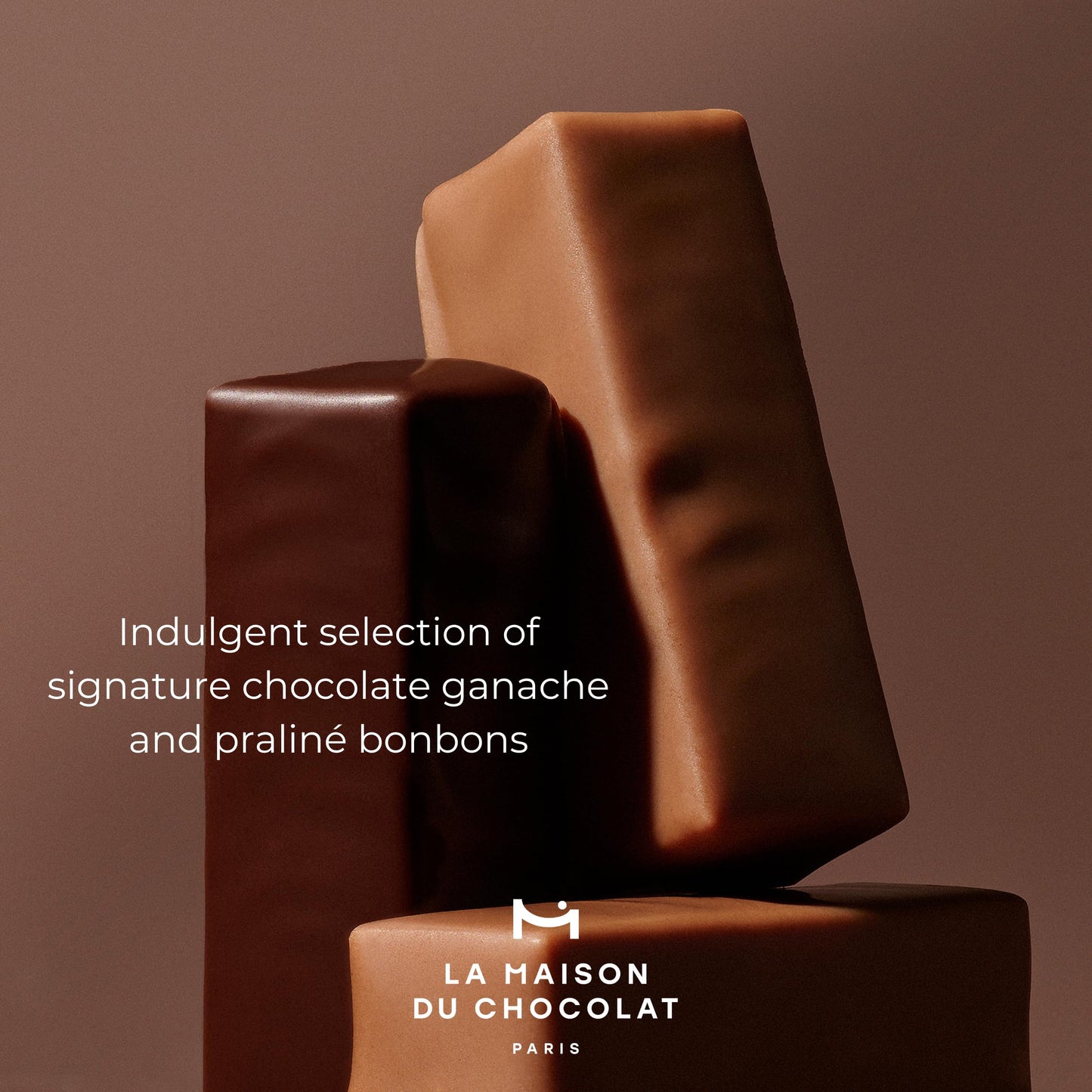 LA MAISON DU CHOCOLAT Gesture Gift Box, Gourmet Dark And Milk French Chocolate Gift Box (6 Pieces)