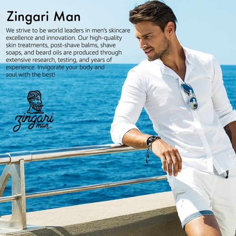 Zingari Man - The Rambler Recovery Splash - Mens Skin Care Aftershave Products - Moisturizer and Body Lotion Wash - Hydration Primer With Cologne and Oil Blend - Sensitive Shaving Treatment