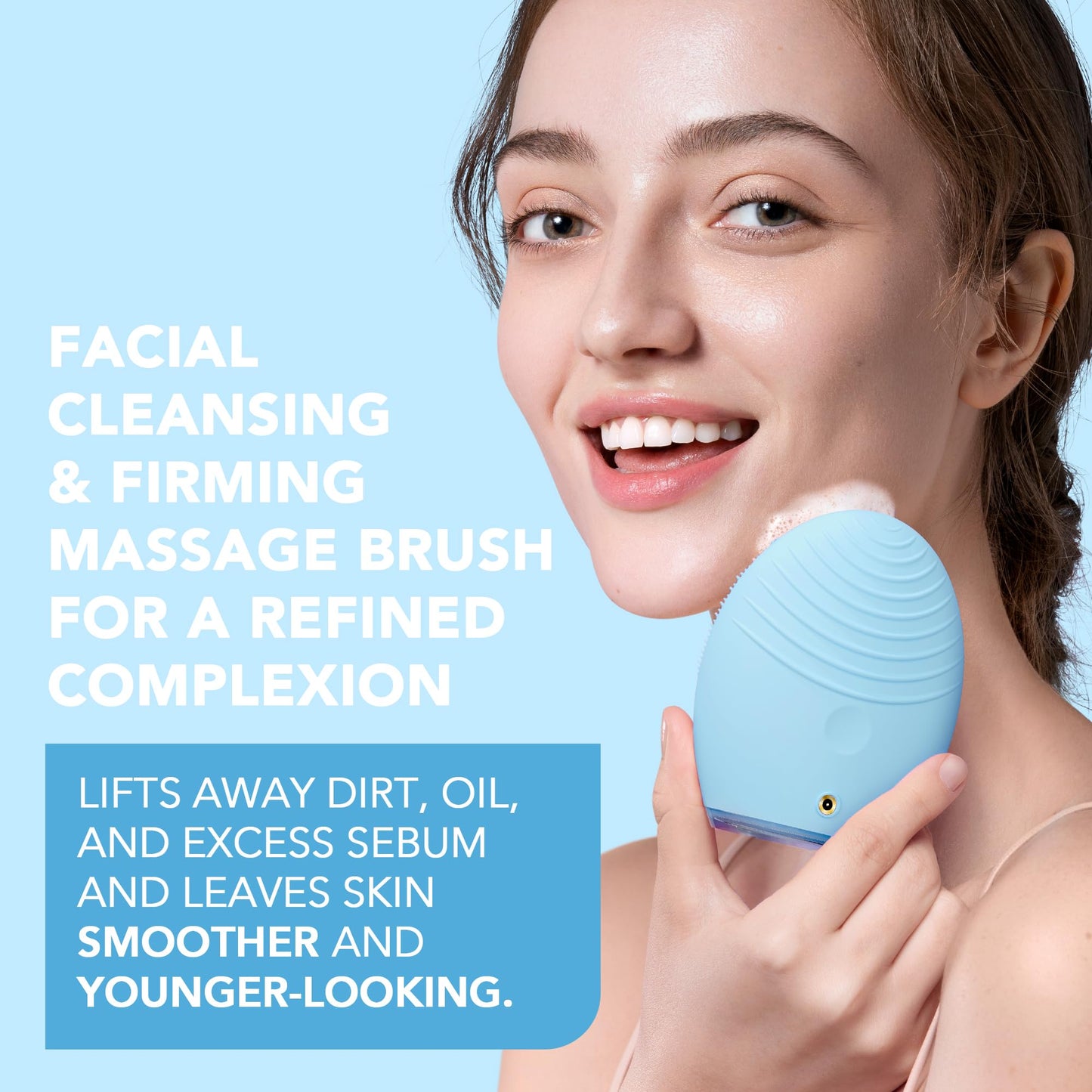FOREO Luna 3 Facial Cleansing Brush | Anti Aging Face Massager | Enhances Absorption of Facial Skin Care Products | for Clean & Healthy Face Care | Simple & Easy | Waterproof