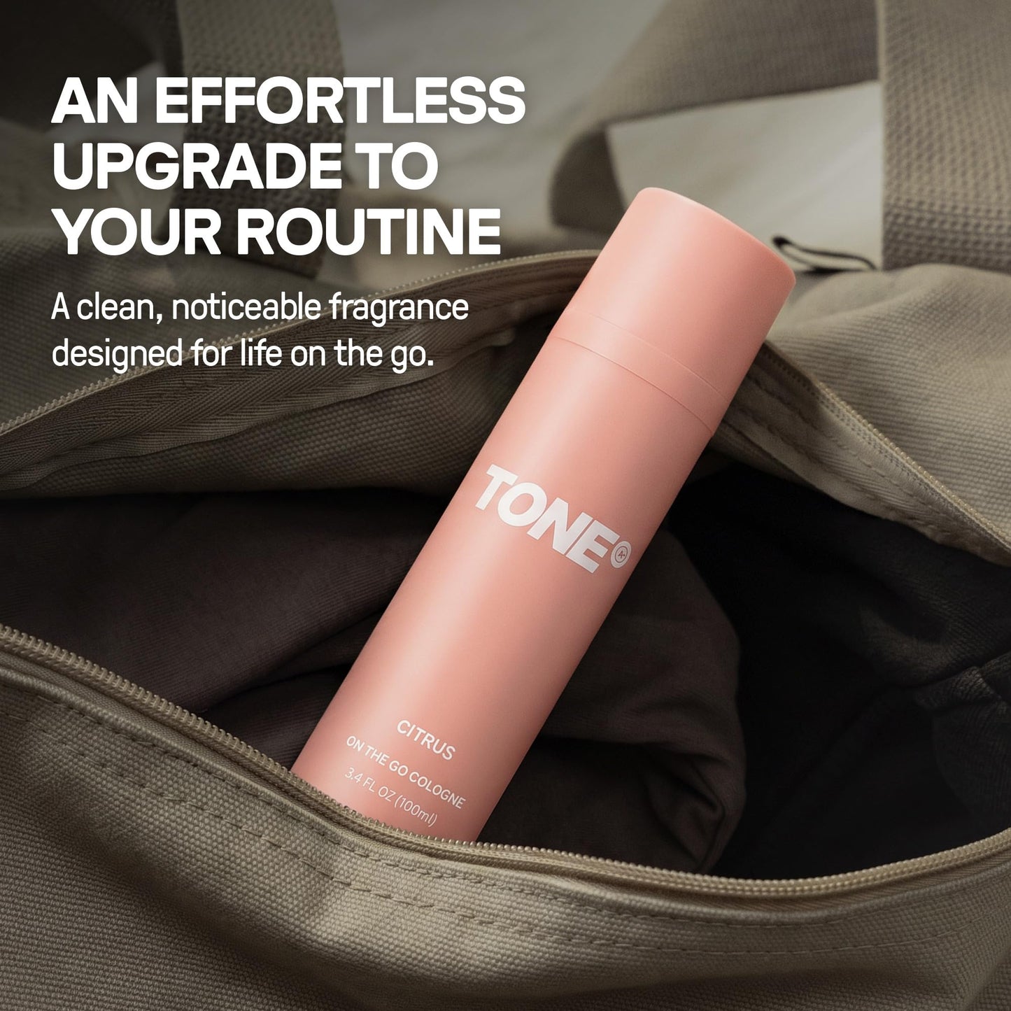 TONE Cologne & Body Mist for Men & Women | Citrus Cologne Spray | Notes of Grapefruit, Orange, and Pistachio | On The Go | Cologne and Perfume Mist, Travel Size Spray, 3.4 fl oz