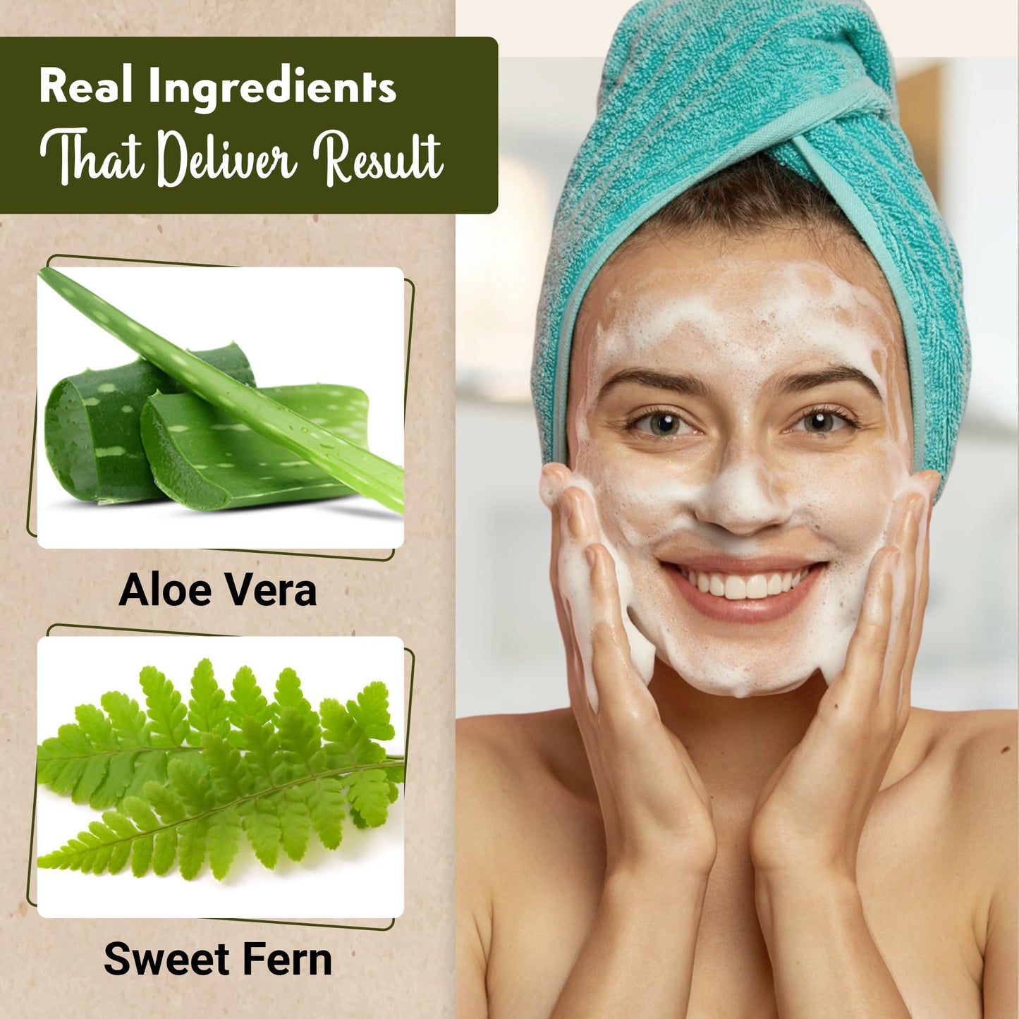 Poison Ivy Soap Bar - All Natural Poison Ivy Treatment Soap with Sweet Fern, Oatmeal & Manuka Honey - Antibacterial Skin Cleanser for Soothing Itch & Rashes - Poison Ivy Oak Soap Bar (3.5 oz, 2-Pack)