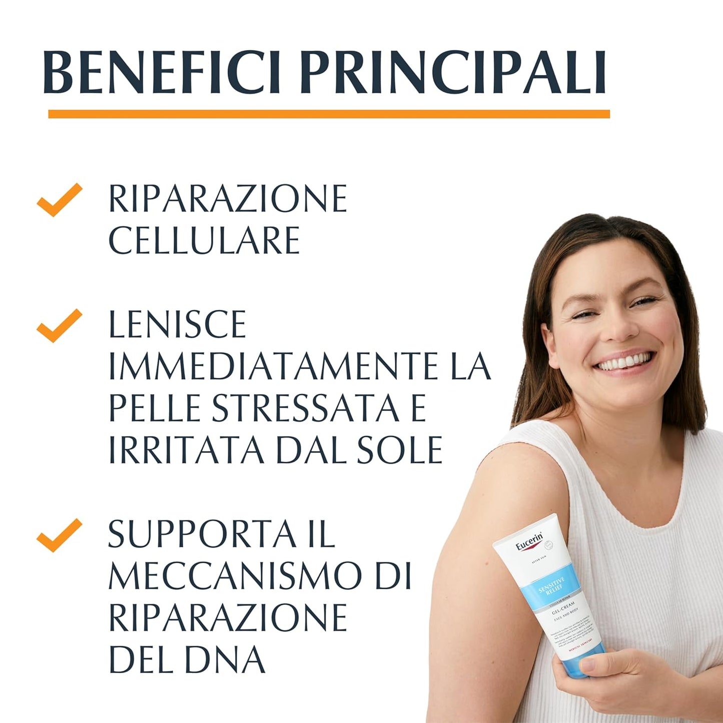 Eucerin After Sun Lotion 200ml - Soothing Moisturizer for Sunburn Relief