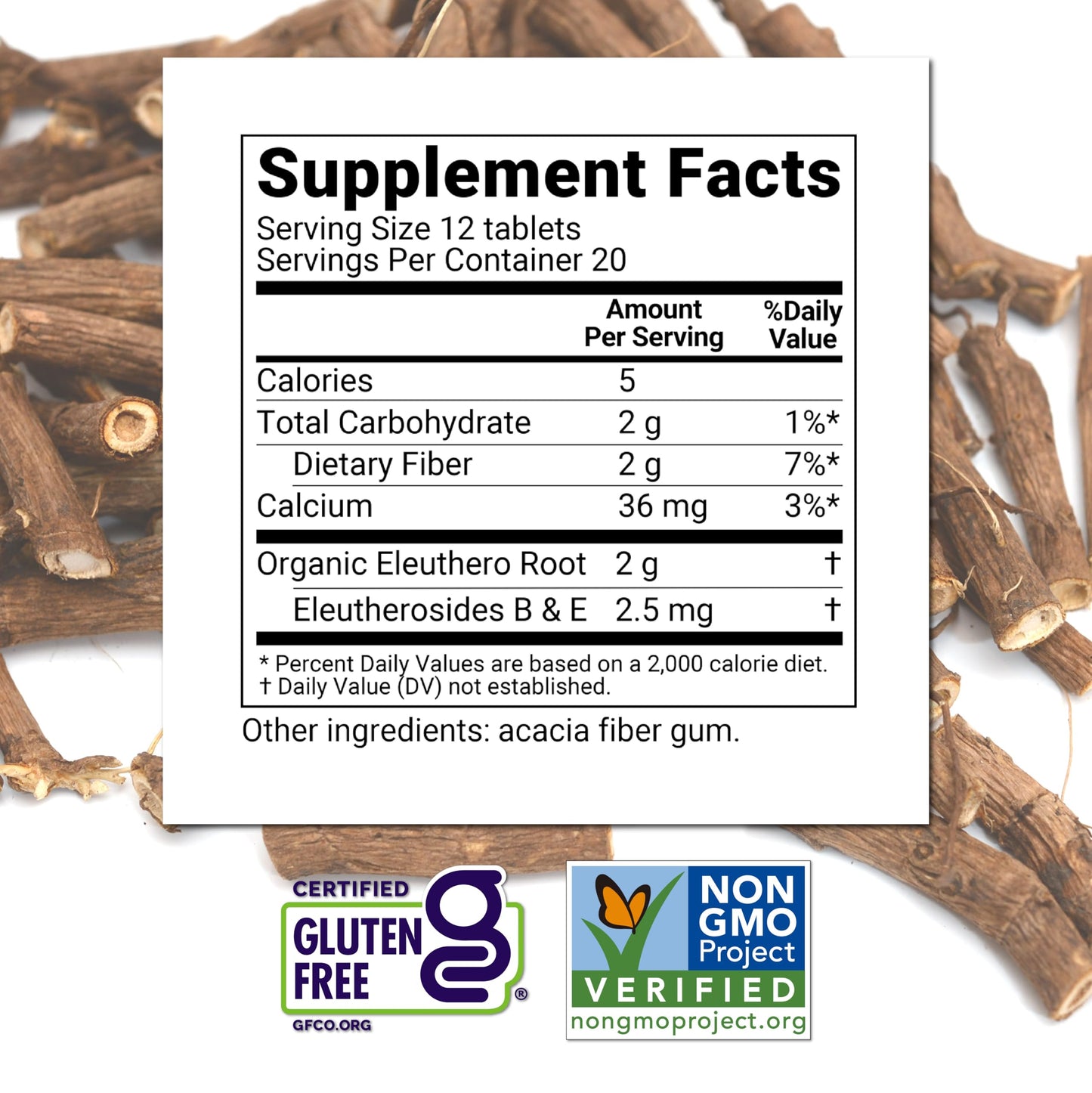 Sun Chlorella Sun Ukogi Eleuthero Root 200 mg Siberian Ginseng Supplement - Natural Adaptogen Well Being & Endurance Supplement for Women & Men - Non-GMO - 240 Tablets