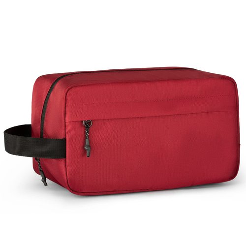 Vorspack Toiletry Bag Hanging Dopp Kit for Men Water Resistant Shaving Bag with Large Capacity for Travel - Maroon