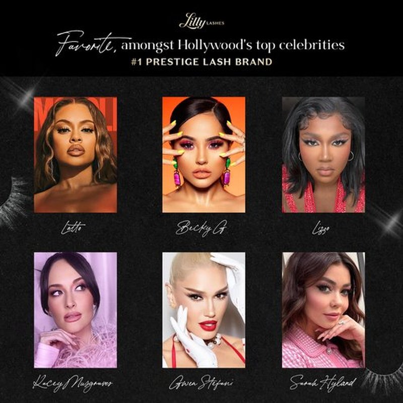 Lilly Lashes 3D Milan Faux Mink Strip Lashes, False Eyelashes Dramatic Look, Reusable False Lashes, Fake Lashes Pack, Lash Strips with Luxury Silk Like Fibers, No Lash Glue Included