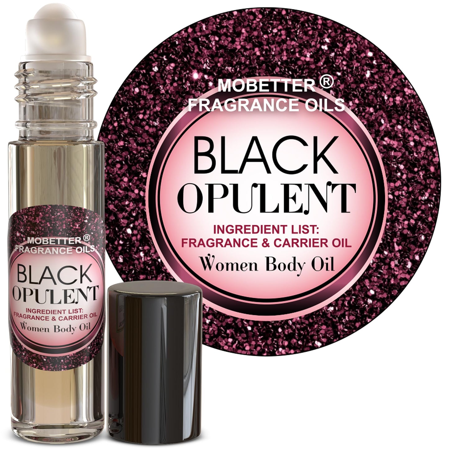 MOBETTER FRAGRANCE OILS Black Opulent Women Fragrance Body Oil
