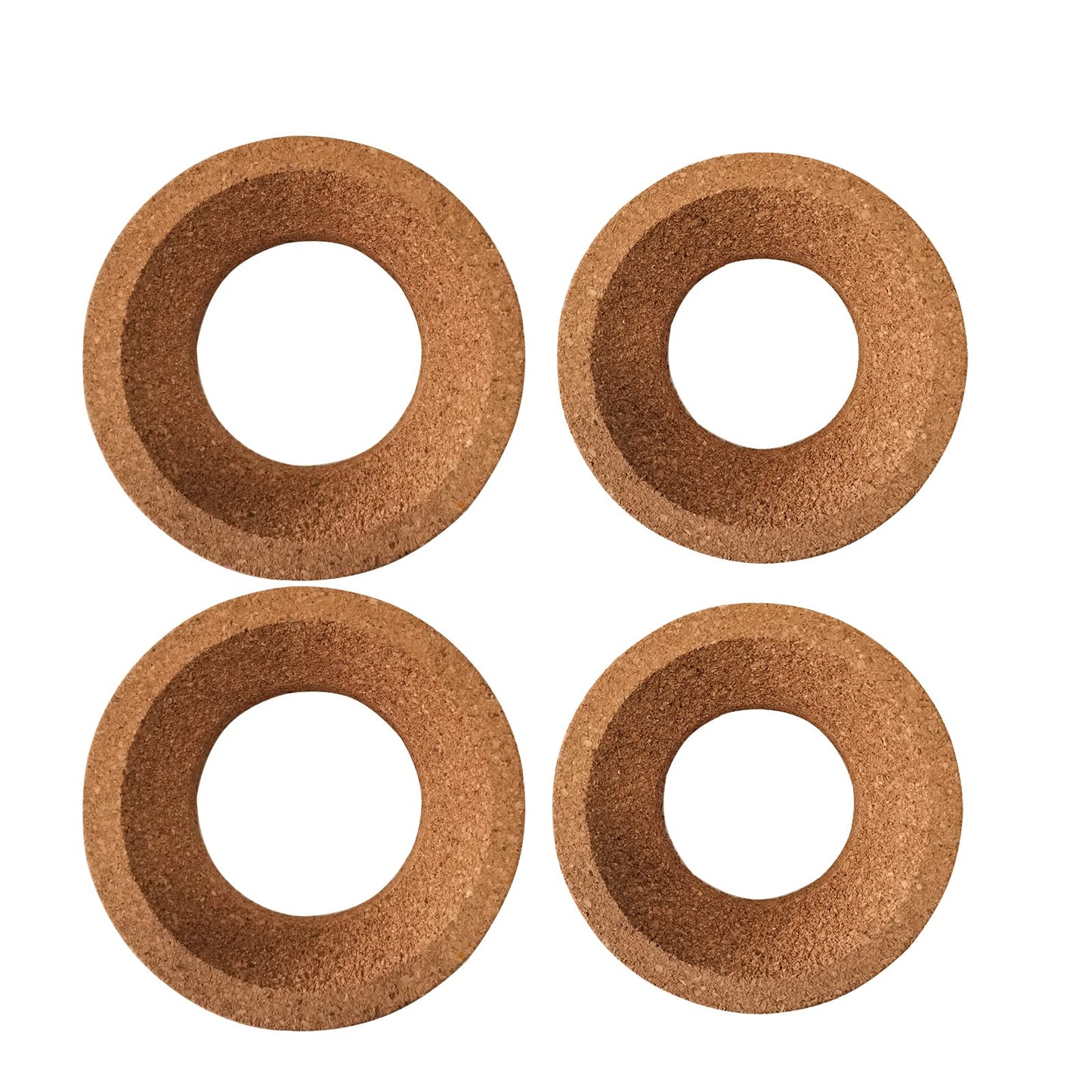 SWONES Lab Flask Support - Cork Stand, Holder for Round Bottom Flasks, 4 Sizes (110mm/4.33in, 120mm/4.72in, 4)