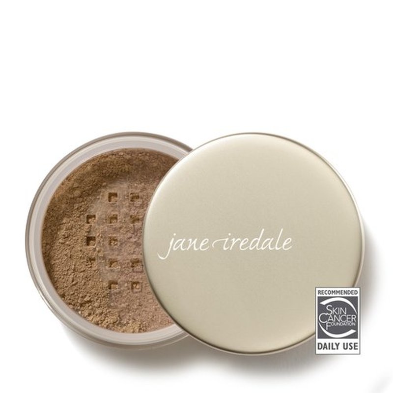 jane iredale Amazing Base Loose Mineral Powder | Luminous Foundation with SPF 20 | Oil Free, Talc Free & Weightless | Vegan & Cruelty-Free Makeup, Warm Brown, 0.37 oz.