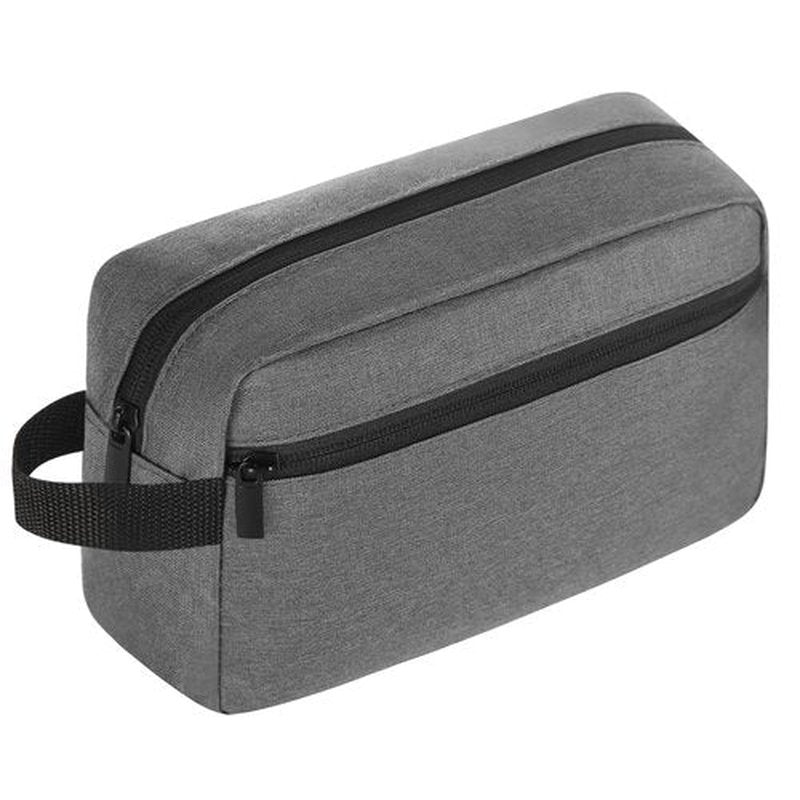 Icramsy Travel Toiletry bag Toiletry bag for women men Hanging toiletry bag Cosmetic bag Travel accessories for Women Men (Grey)