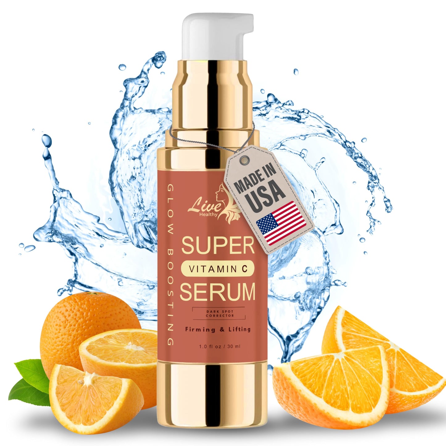 Rapid Dark Spot Remover for Face & Body – Glow Boosting Serum | Vitamin C and Hyaluronic Acid | Age & Sun Spot Corrector, Brown Spot Remover | Anti-Aging | Super Hydrating | Firming & Lifting