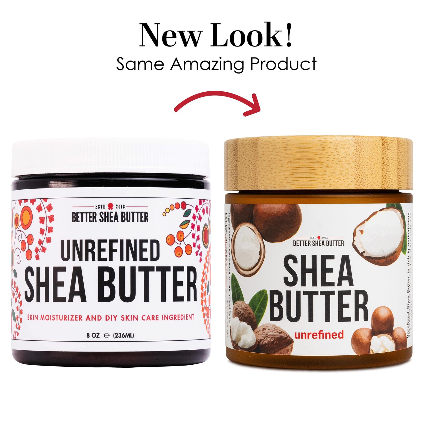 Raw Shea Butter – 100% Pure Unrefined African Shea Butter | Moisturizer for Dry Skin, Face, Hair & Scalp | DIY Body Butter, Lip Balm & Soap Base | Smoky Scent (8 oz Jar)