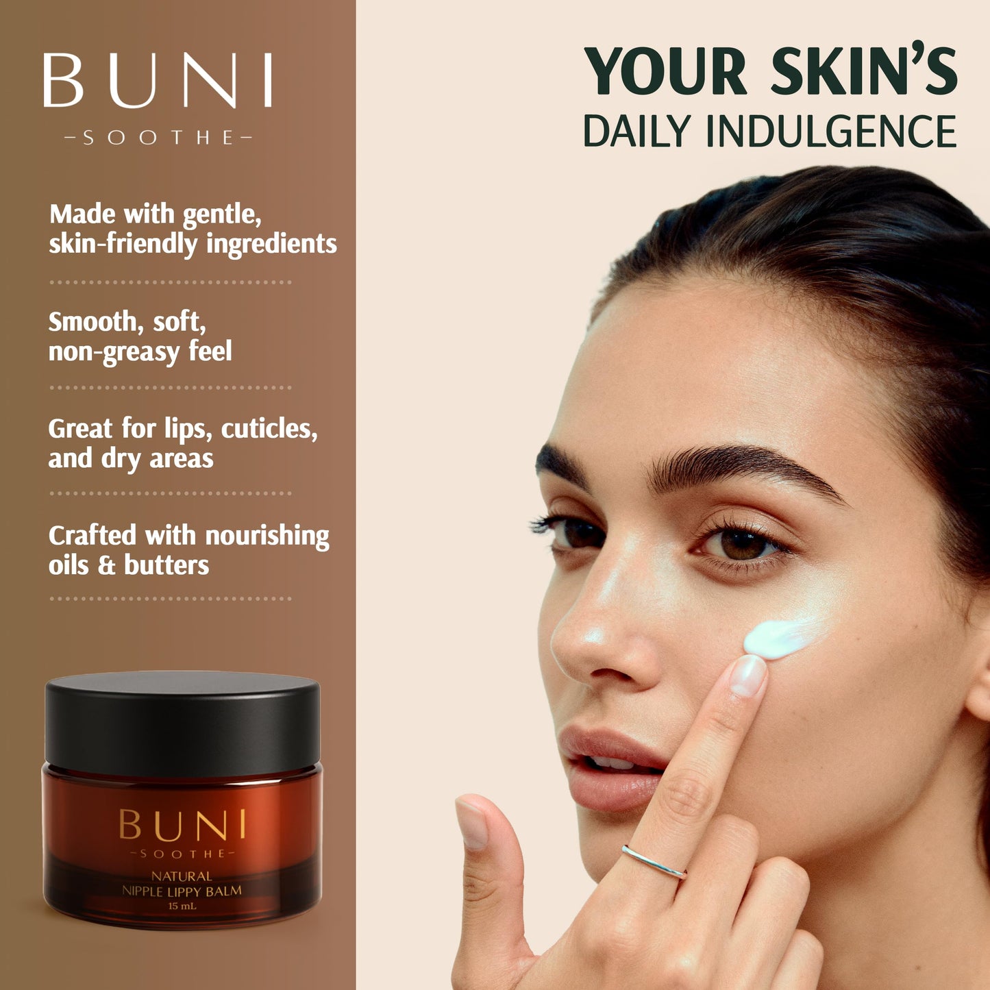 BUNI Vulva Balm + Nipple Cream & Lip Balm + Scar & Body Oil 3-Piece Bundle