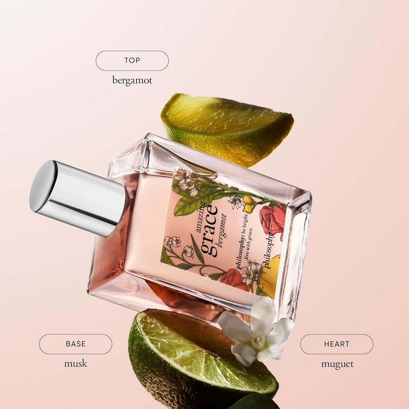 Amazing Grace Bergamot Eau de Toilette - Bright Floral Women's Perfume with Bergamot, Lily of the Valley & Musk - Long-Lasting Fragrance