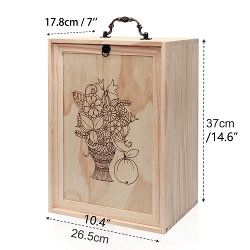 TORIBIO Essential Oils Box for 112 Bottles, Wooden Essential Oils Storage Organizer Holds 5 10 15 20 30 ml for Young Living & Doterra Bottles