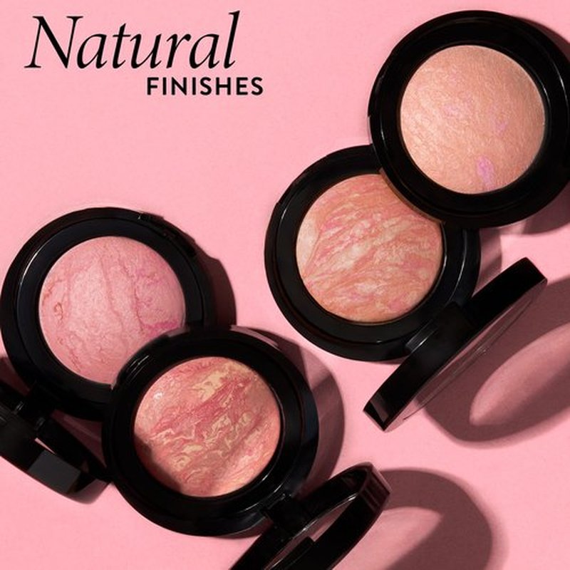 LAURA GELLER NEW YORK Baked Blush-n-Brighten Marbleized Blush for Cheeks - Ethereal Rose - Natural Finish - Buildable Color