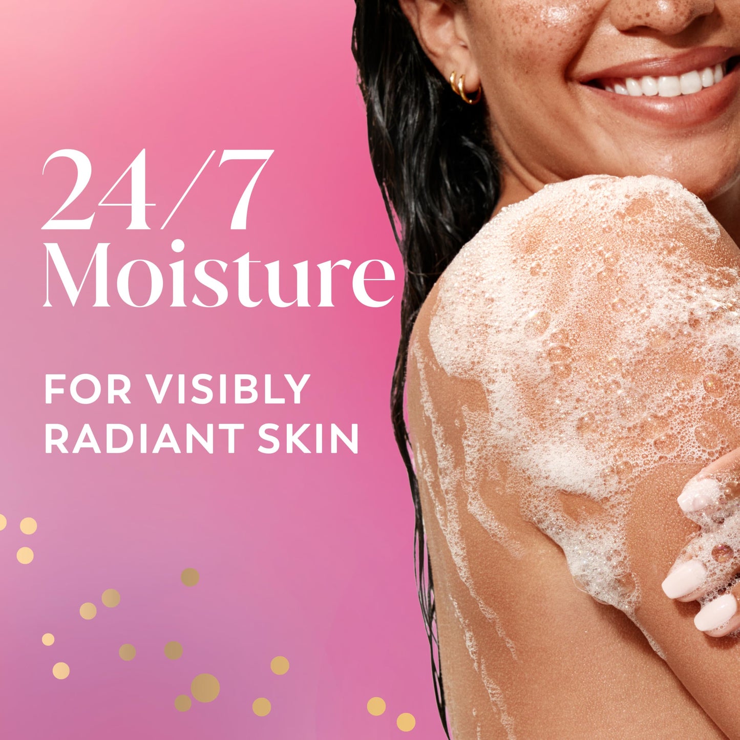 Olay Body Wash for Women, Intensely Hydrating, Pro-Hyaluronic Acid Serum Complex, Renews Moisture, Vitamin B3 Lameller Technology, For All Skin Types, Berry Bubbly Scent, 20 fl oz