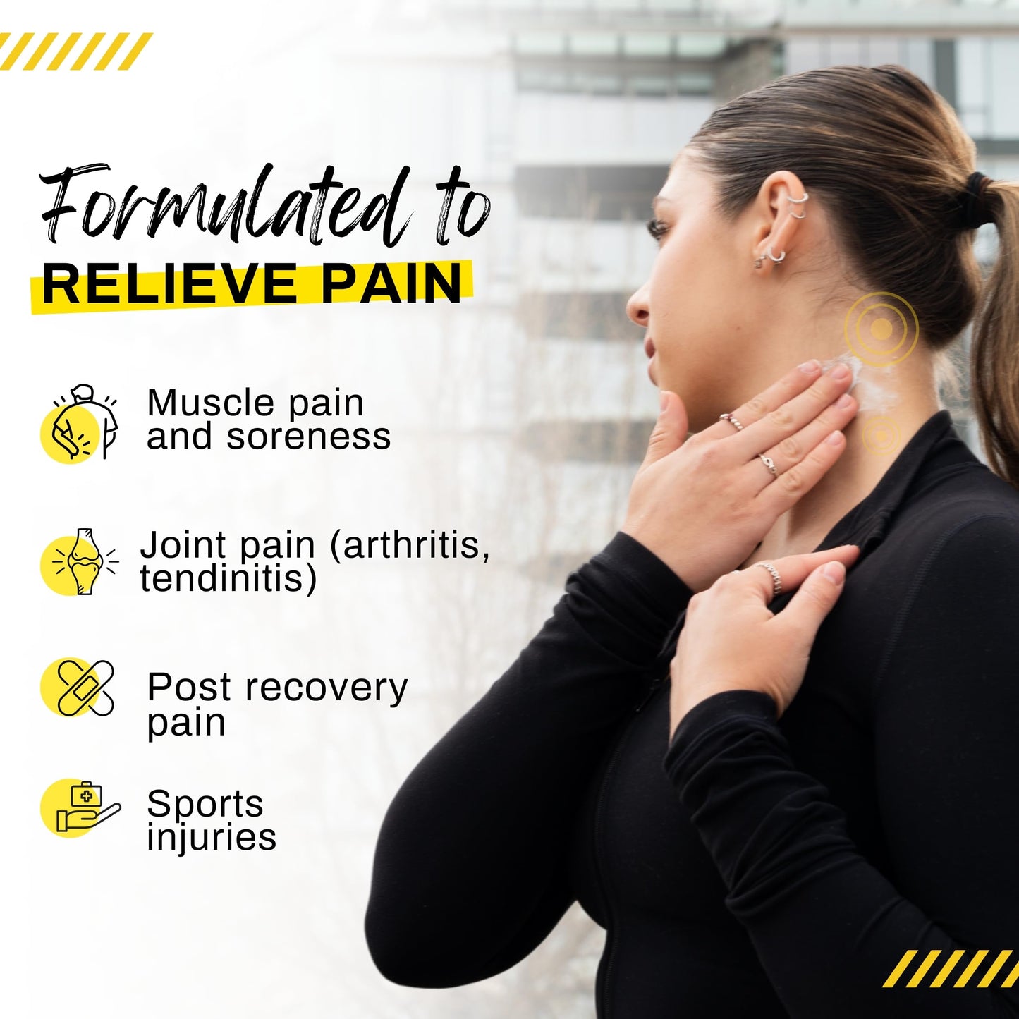 TIDL Cryotherapy Pain Relief Cream, 3 Oz, Targeted Neck Pain, Joint & Muscle Pain Relief with Organic, Plant-Based Menthol, Instant Cooling for Sport & Post Workout Full Body Recovery
