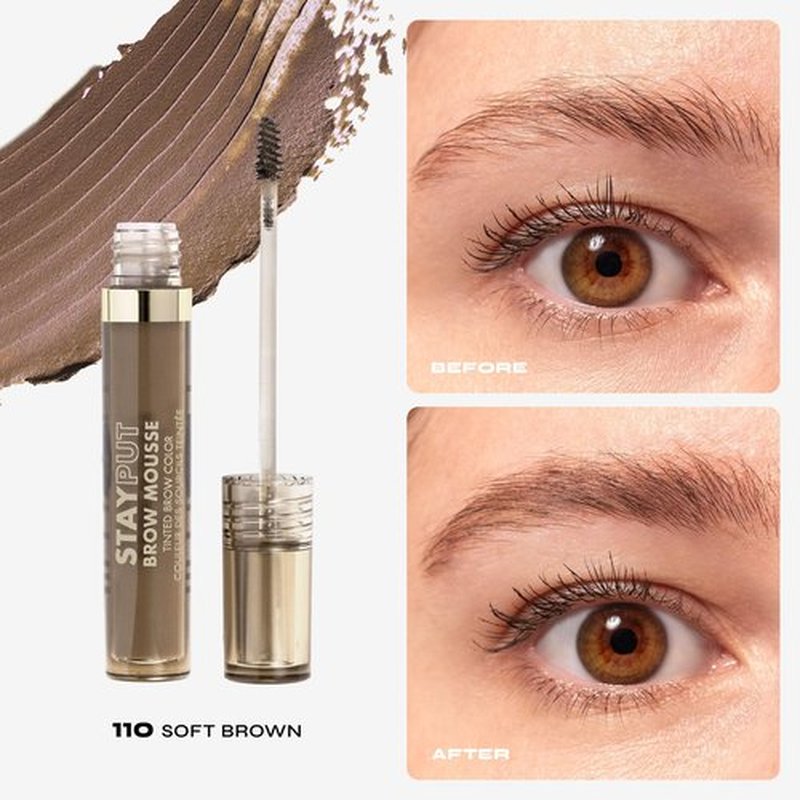 Stay Put Tinted Brow Mousse - Soft Brown