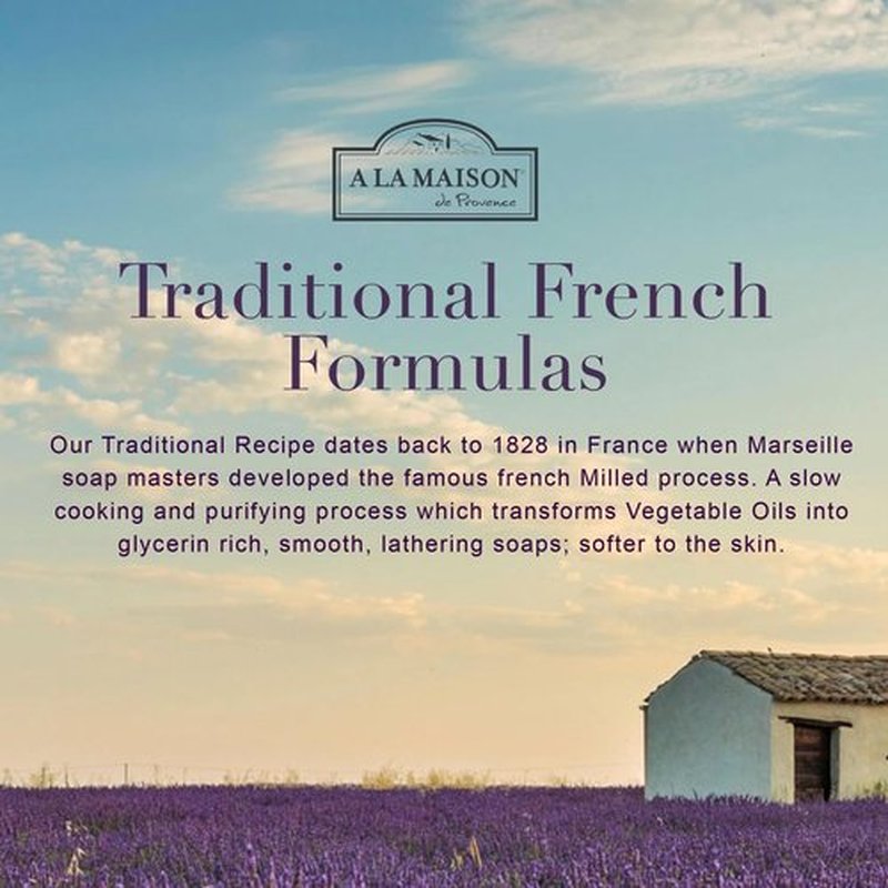 A La Maison de Provence Fresh Sea Salt Liquid Hand and Body Soap (Pack of 2) With Olive Oil, Coconut Oil and Vitamin E, 16.9 fl oz Each