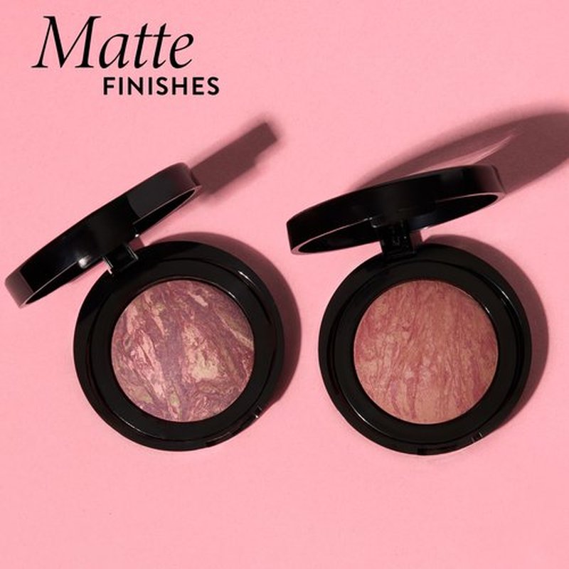 LAURA GELLER NEW YORK Baked Blush-n-Brighten Marbleized Blush for Cheeks - Tropical Peach - Natural Finish - Buildable Color