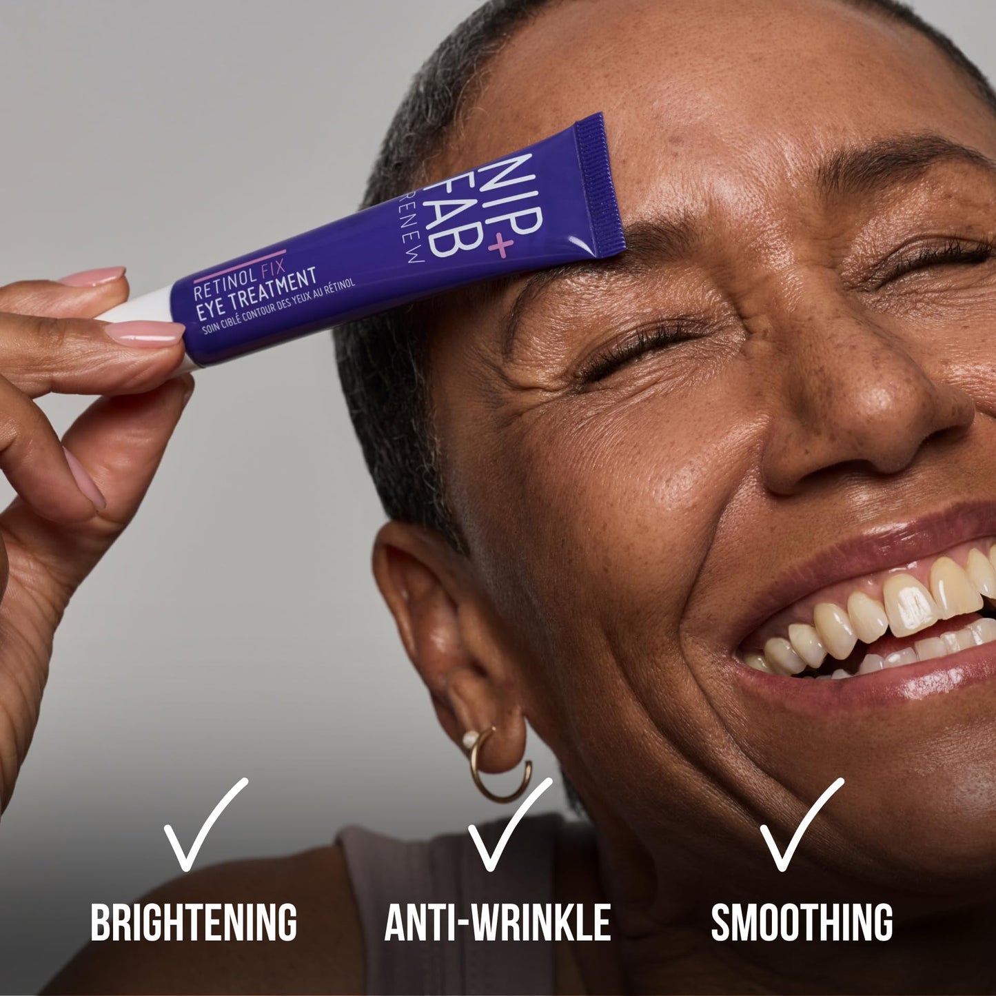 Nip+Fab Retinol Fix Eye Treatment Cream 15 ml | Encapsulated Pure Retinol | De-puffs, Firms and Tackles Dark Circles | Vitamin C | Help Smooth Fine Lines | Ceramides and Hyaluronic Acid