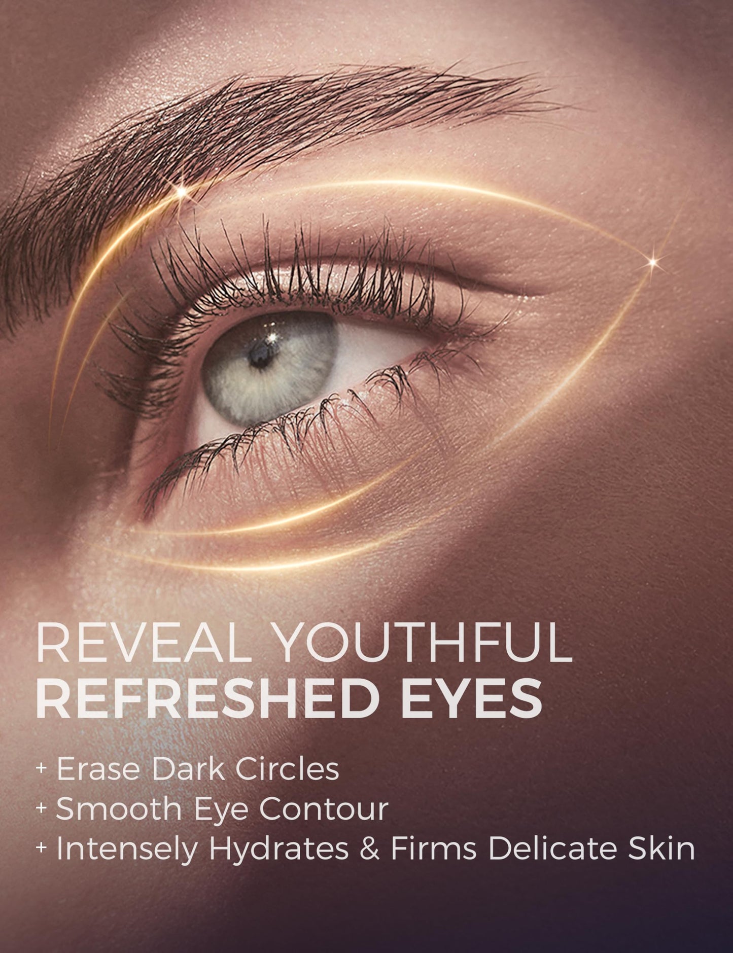 EXPRESSIONS WELLNESS Retinol Eye Cream for Dark Circles with Caffeine Peptides Niacinamide Tranexamic Acid, Under Eye Cream for Puffiness and Eye Bags, Hydrating Firming Korean Eye Care 1.06 oz Silver
