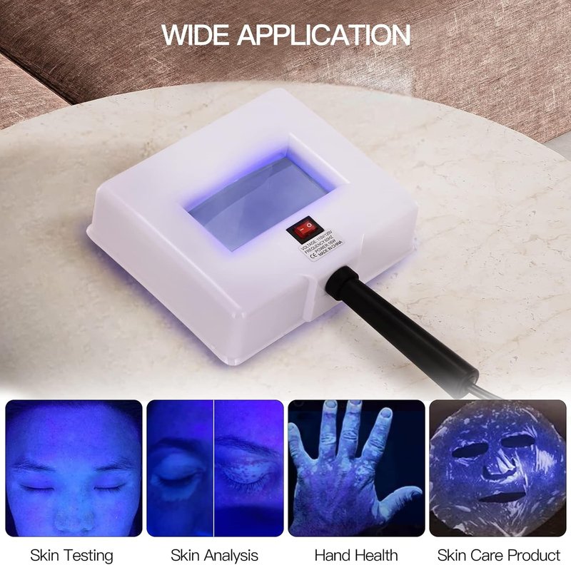 Portable Facial Skin Analyzer - Woods Lamp for Home Use | Spa Quality Skin Care Tool