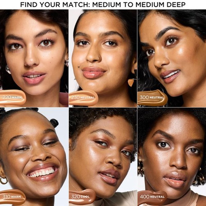 L’Oréal Paris Lumi Le Glow Skin Tint, Lightweight Water-Based Tinted Serum with Foundation-Like Coverage, Glow Illuminator, Neutral 230, 0.85 Fl Oz