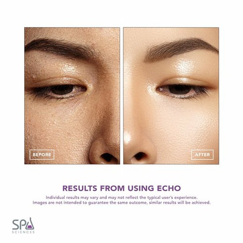 Spa Sciences ECHO - Makeup Brush for Flawless Blending, Contouring, Highlight & Airbrush Finish - 3 Speeds - Rechargeable