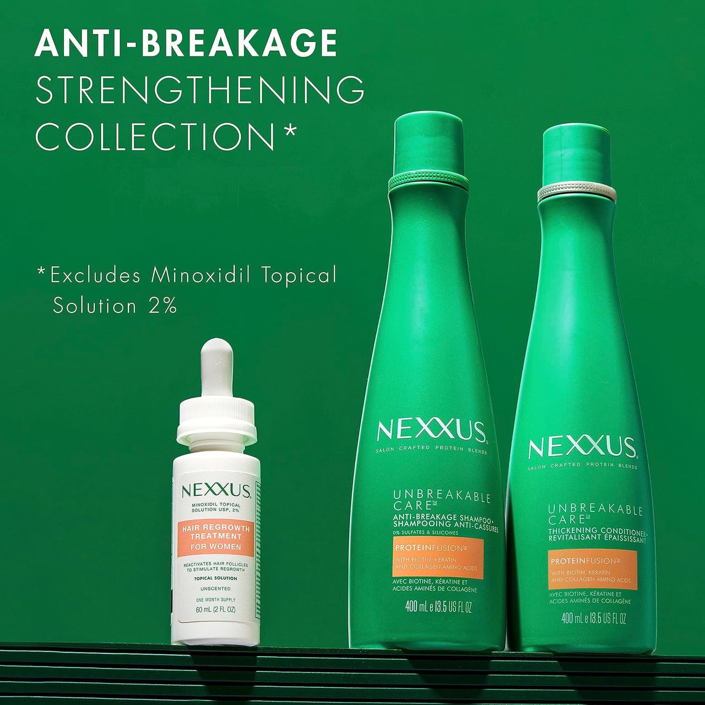 Nexxus Minoxidil Topical Solution 2% Hair Regrowth Treatment 2 oz