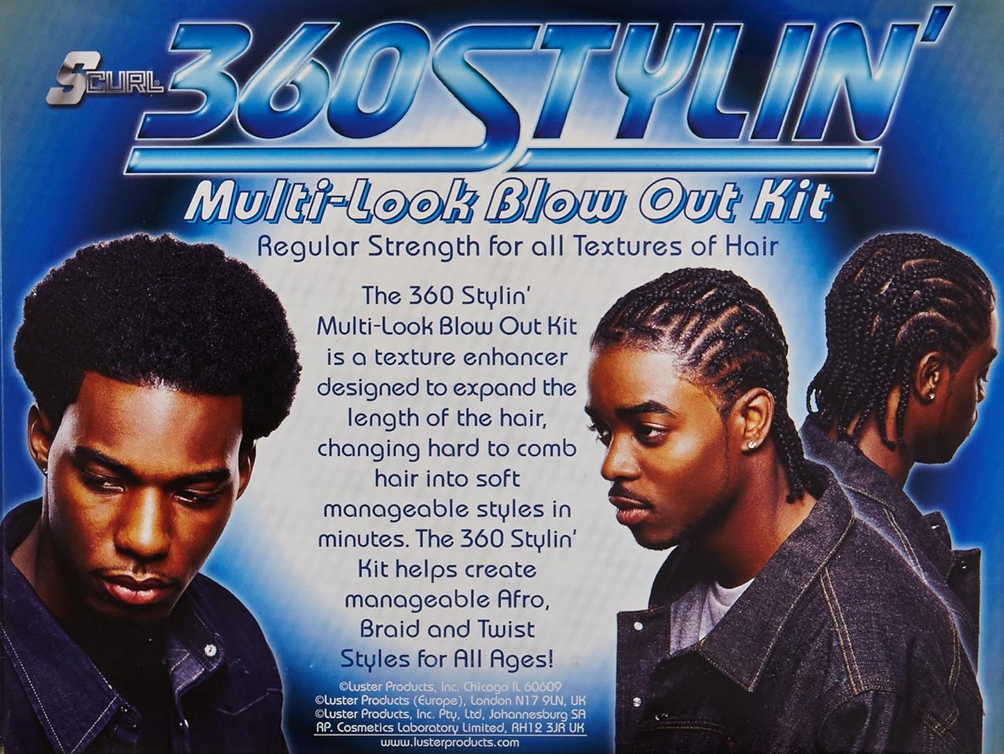 360 Stylin' Blow Out Kit by Luster - Versatile Hair Styling Tools for All Looks