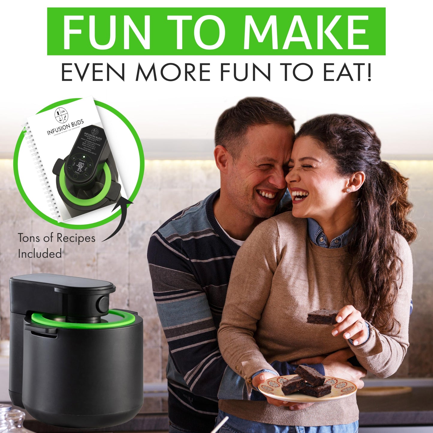 3-In-1 Magical Infuser Machine, Herb Decarboxylator & Gummy Maker. Butter maker Machine for creating Infused Butter, Gummies, Herbal Oil & More. Recipe Book & All Accessories
