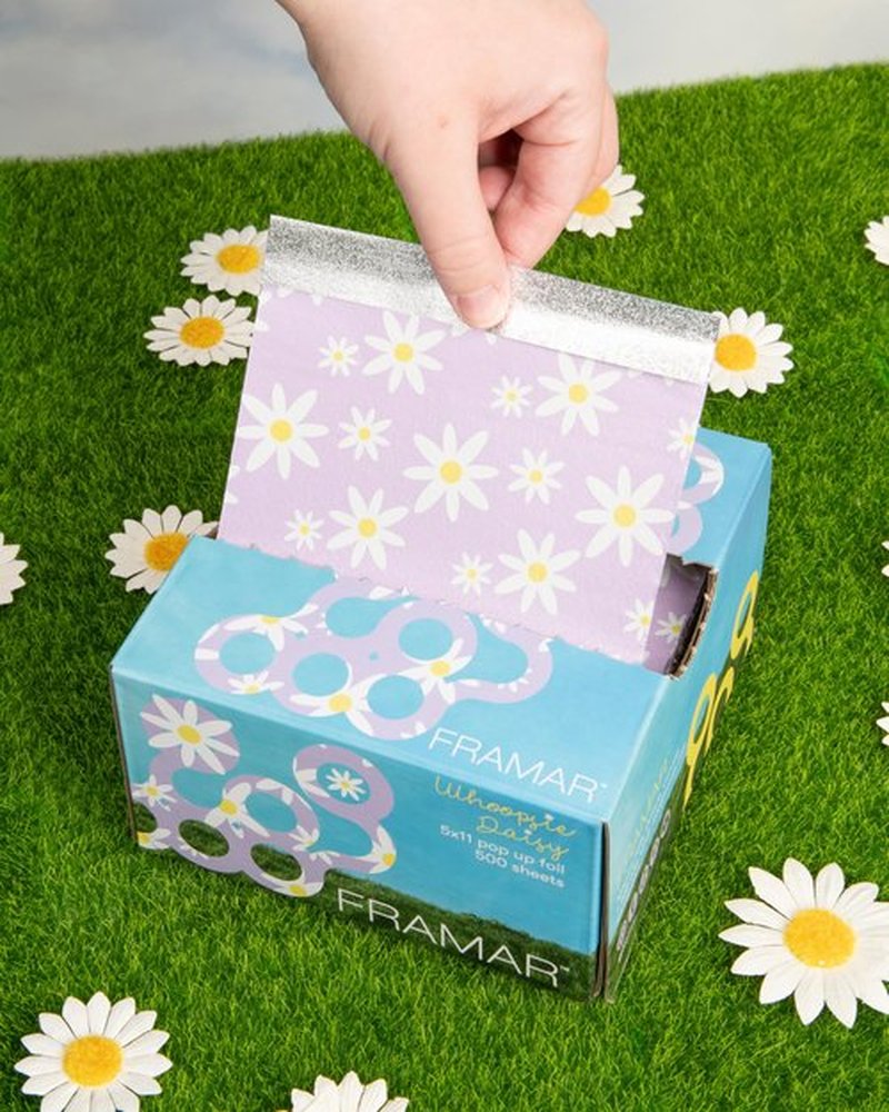 FRAMAR Whoopsie Daisy Hair Foil – Hair Foils For Highlighting, Pop Up Foil For Hair Highlighting, Salon Foils For Hair Highlighting Kit, Long Hair Foils For Bleach, Salon Foils For Hair Stylist – 500