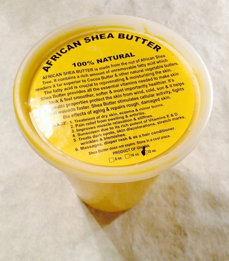SmellGood Soft and Smooth African Shea Butter, 32oz