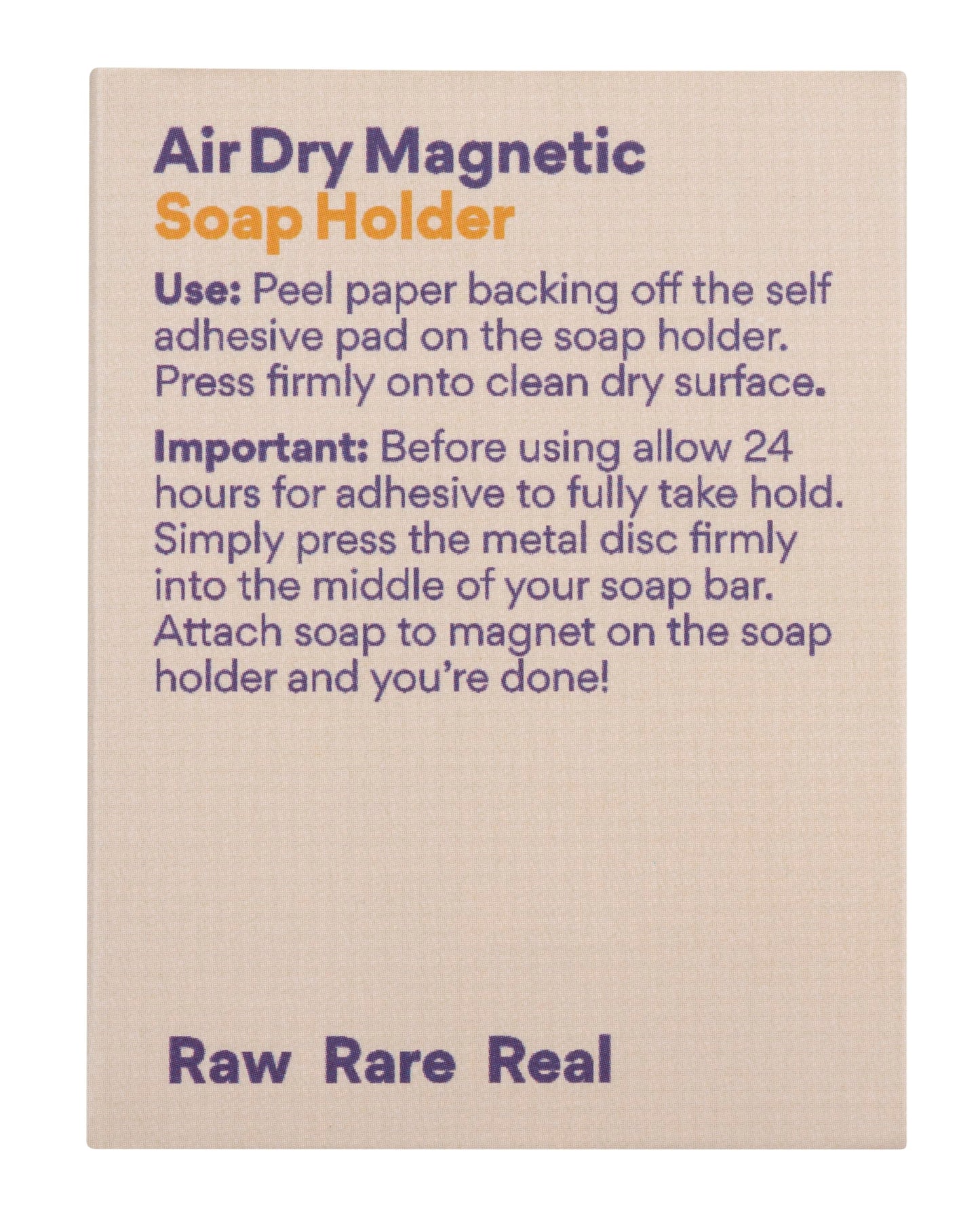 Beauty and the Bees Air Dry Magnetic Soap Holder in-Shower Storage for Soaps Bars - No More Soggy Soaps - Wooden Soap Dish Dispenser Bath Kitchen & Shower
